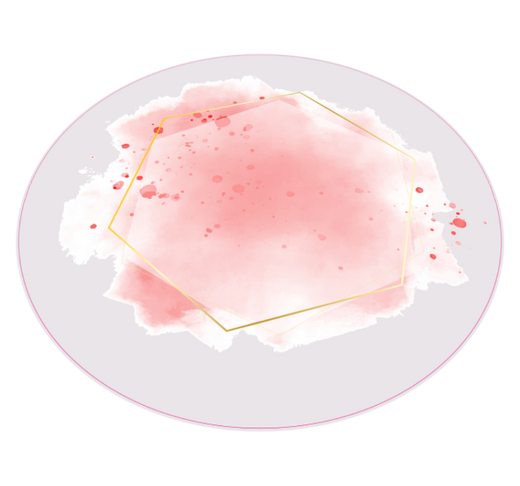 미니멀리스트 효과 비닐 카펫 추상 수채화 - TenStickers