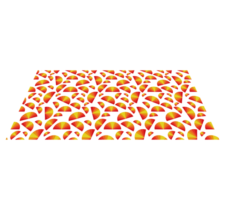 빈티지 일몰 패턴 빈티지 양탄자 - TenStickers