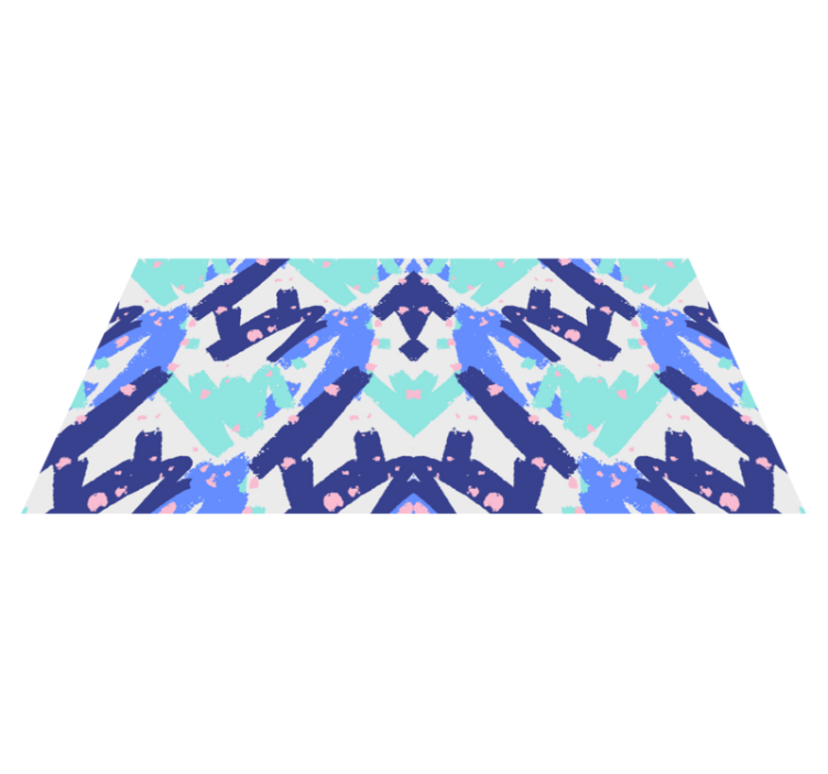 거실용 비닐 깔개 추상 카모플라주 패턴 - TenStickers