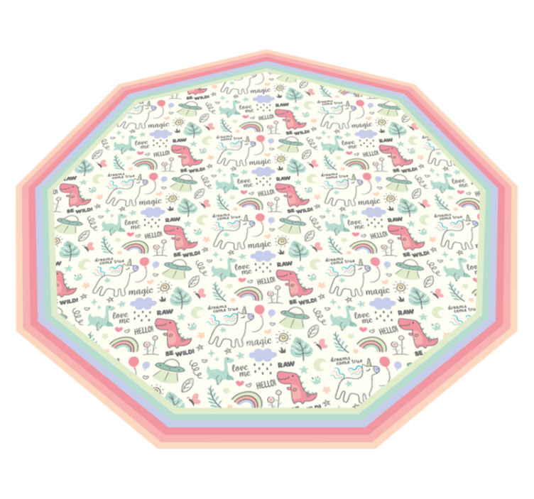 어린 이용 비닐 카펫 알파벳 모티프 디자인 - TenStickers