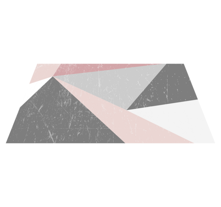 기하학적 효과 비닐 카펫 기하학적 모양 오버레이 - TenStickers