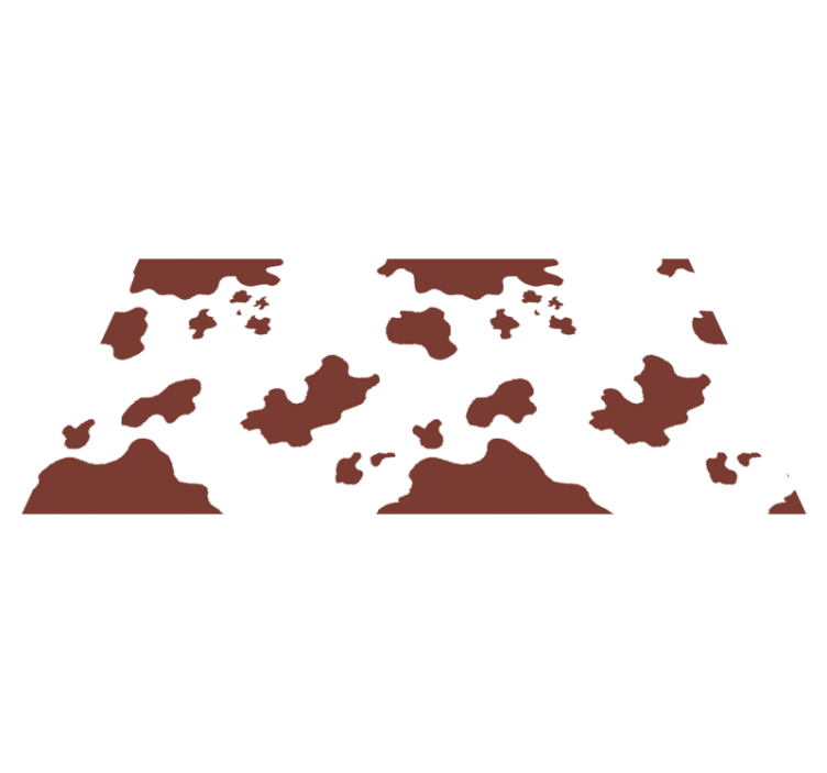 애니멀 프린트 비닐 카펫 소가죽 반점 - TenStickers