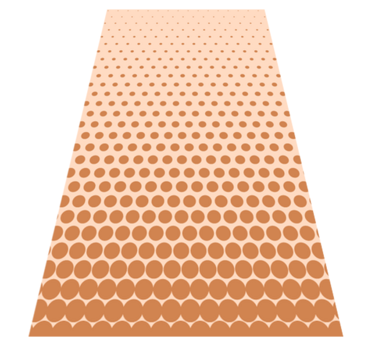 줄무늬 비닐 카펫 물방울 그라데이션 - TenStickers