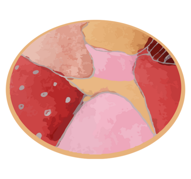 비닐 현관 카펫 화사한 꽃무늬 디자인 - TenStickers