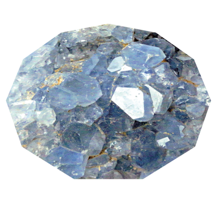 비닐 카펫 기타 텍스처 빙하 결정 패턴 - TenStickers