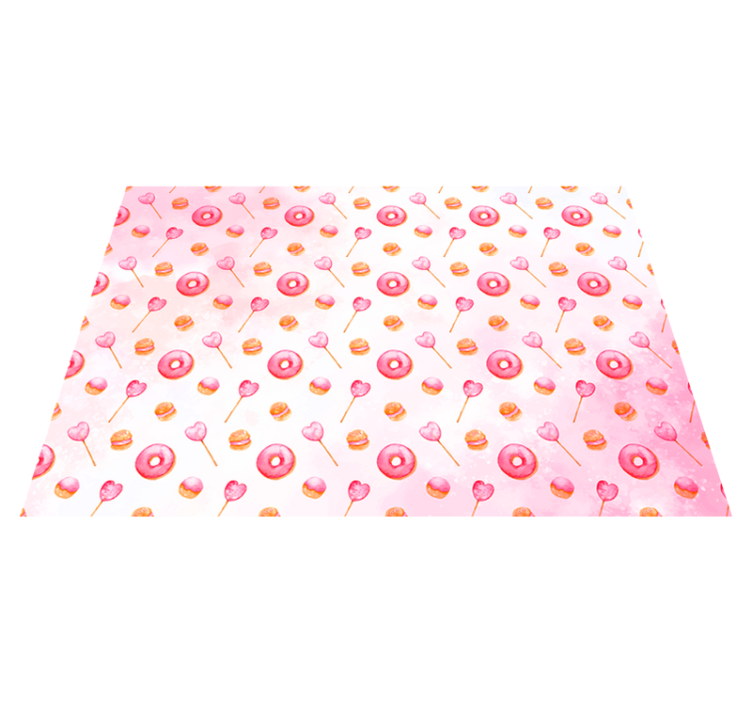 비닐 주방 카펫 달콤한 기쁨의 행복 - TenStickers