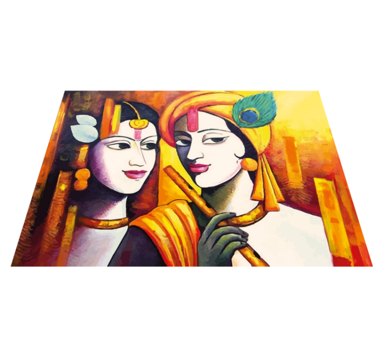 거실용 비닐 깔개 문화의 정수 - TenStickers