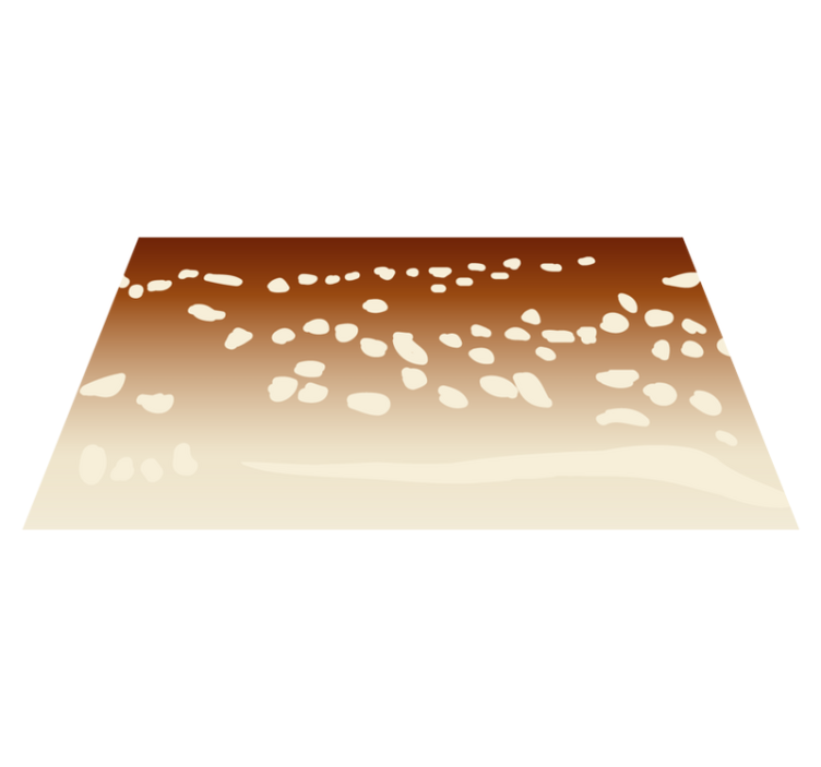 비닐 카펫 스톤 효과 갈색 보도 - TenStickers