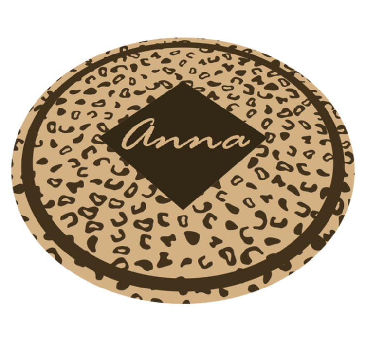 침실용 비닐 카펫 표범 무늬 - TenStickers