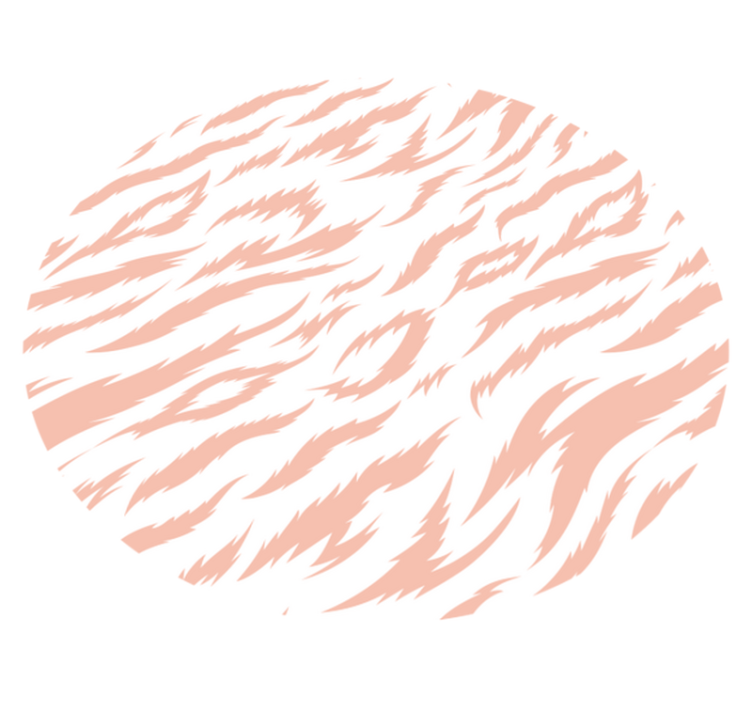 애니멀 프린트 비닐 카펫 호랑이 줄무늬 디자인 - TenStickers