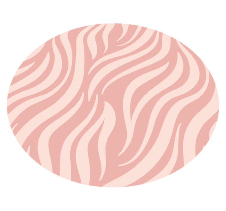 애니멀 프린트 비닐 카펫 우아한 얼룩말 줄무늬 - TenStickers