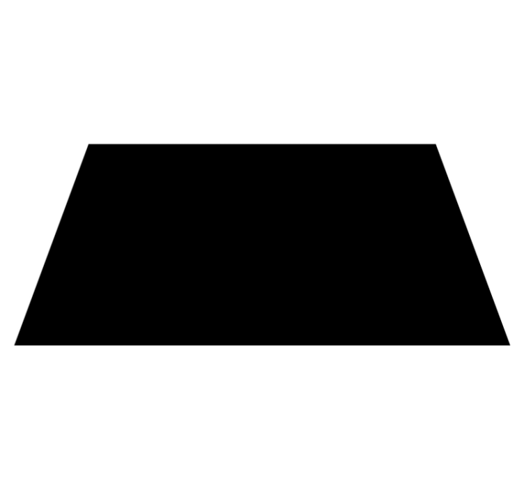 거실용 비닐 깔개 검정색 - TenStickers