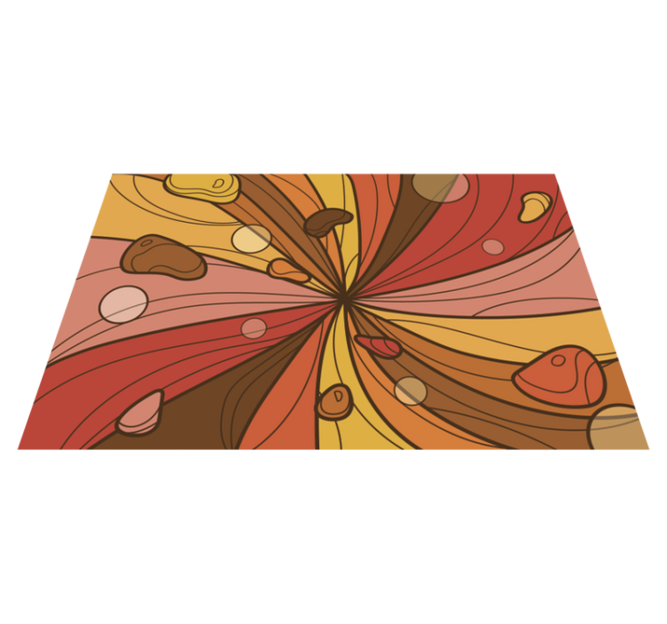 70 년대 오리지널 팝 듀엣 빈티지 러그 - TenStickers