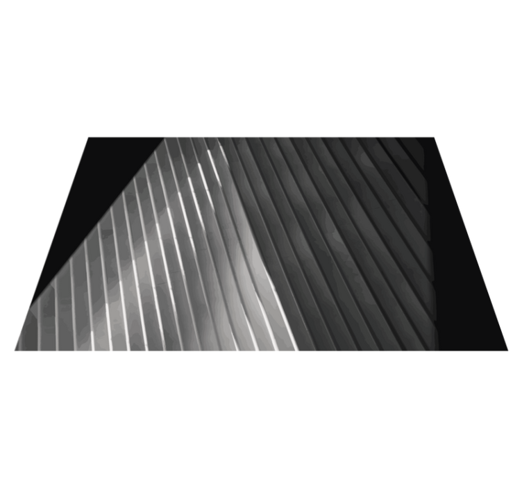 우드 효과 비닐 카펫 세련된 스트라이프 표면 - TenStickers