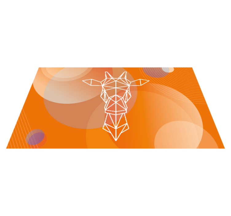 모던 효과 비닐 카펫 추상 기하학 패턴 - TenStickers