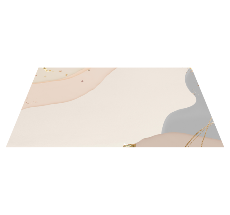 미니멀리스트 효과 비닐 카펫 추상 부드러운 물결 - TenStickers