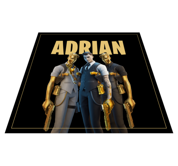 열대 효과 비닐 카펫 맞춤형 트리오 캐릭터 - TenStickers