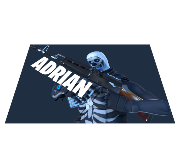 열대 효과 비닐 카펫 맞춤형 게임 스켈레톤 - TenStickers