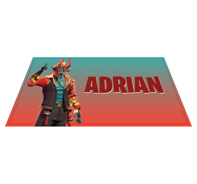 열대 효과 비닐 카펫 게임 캐릭터 이름 - TenStickers