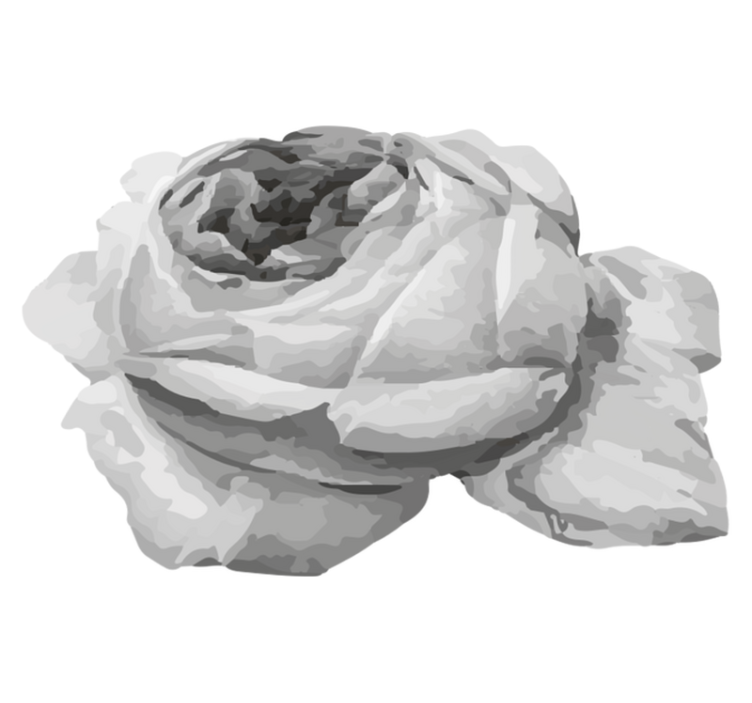 비닐 카펫 꽃과 식물 장미 블로섬 - TenStickers