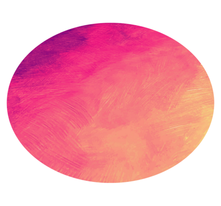 침실용 비닐 카펫 그라데이션 원형 아트 - TenStickers