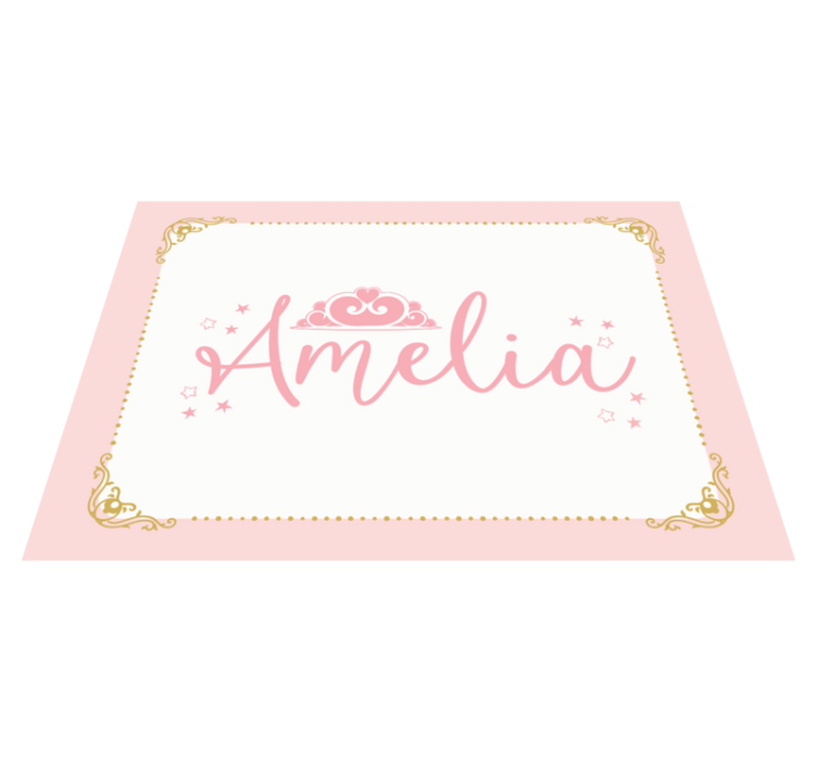 어린 이용 비닐 카펫 맞춤형 크라운 디자인 - TenStickers