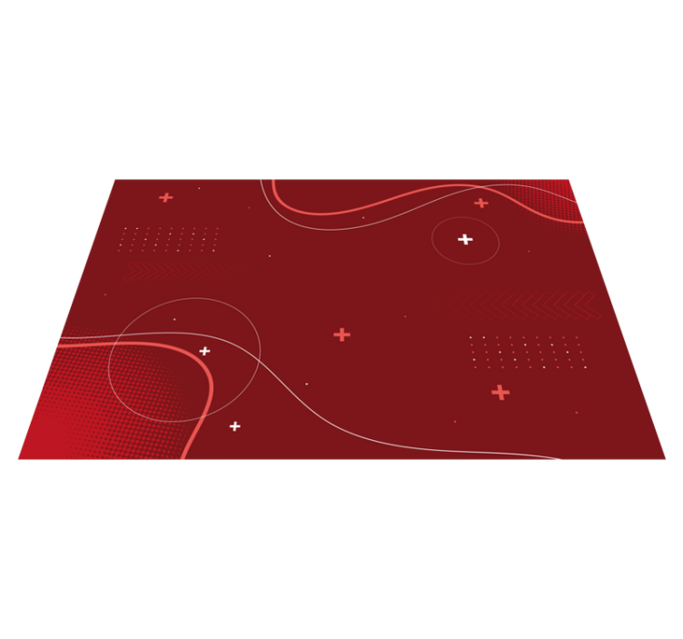 모던 효과 비닐 카펫 동적인 추상 패턴 - TenStickers