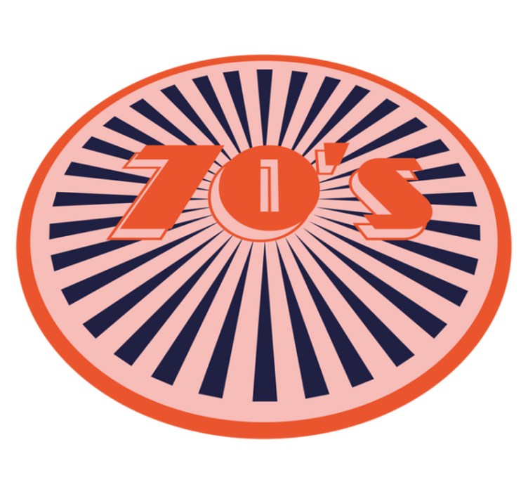 비닐 카펫 벤디미아 레트로 70년대 감성 - TenStickers