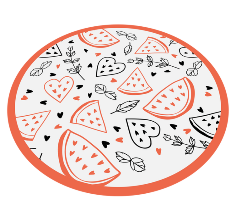 어린 이용 비닐 카펫 사랑스러운 하트 패턴 - TenStickers