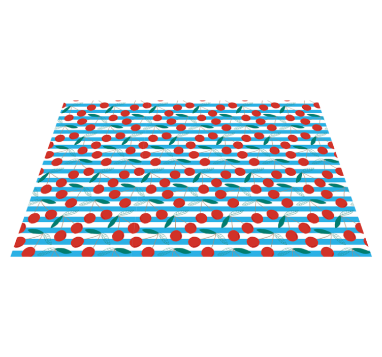 비닐 주방 카펫 벚꽃 디스플레이 - TenStickers