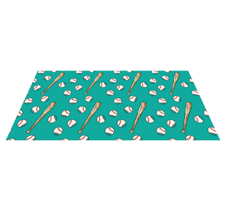 비닐 게임 카펫 야구 패턴 재미 - TenStickers