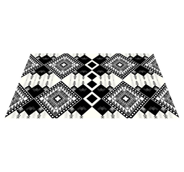 에트니아 비닐 카펫 단색 모티프 - TenStickers