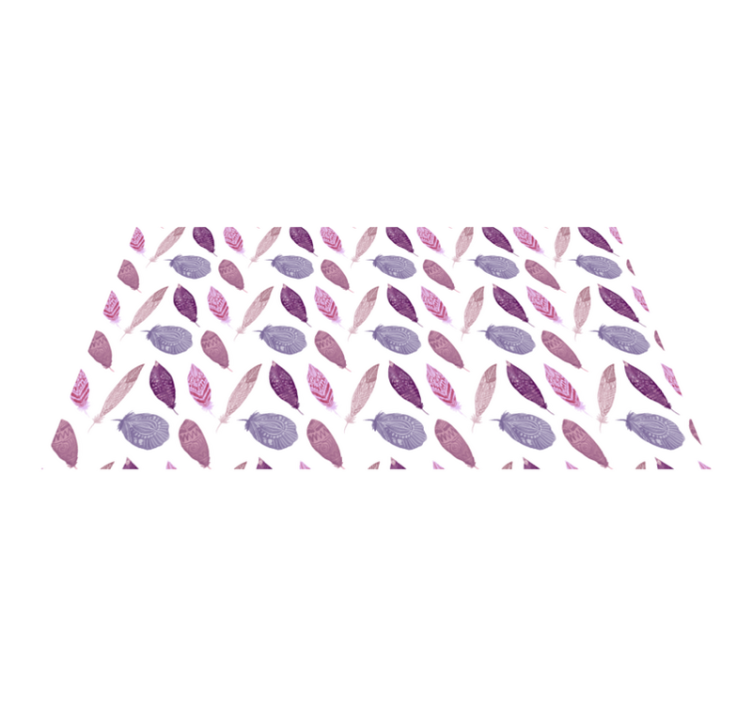 비닐 카펫 자연 생동감 넘치는 깃털 무늬 - TenStickers