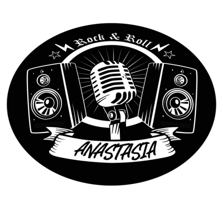 열대 효과 비닐 카펫 록앤롤과 함께하세요 - TenStickers