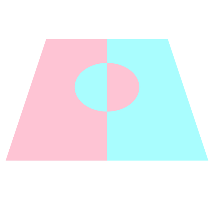 미니멀리스트 효과 비닐 카펫 부드러운 색상 대비 - TenStickers