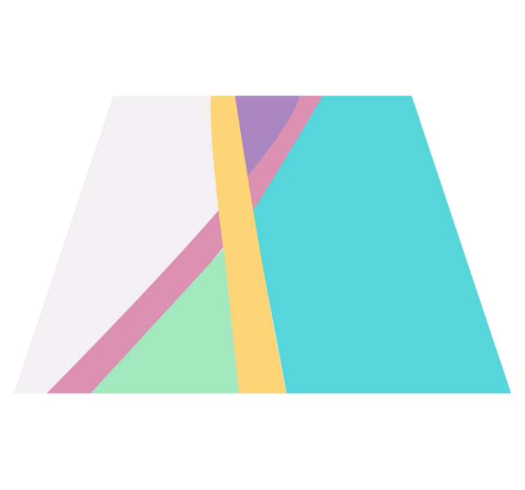 모던 효과 비닐 카펫 다채로운 추상 레이어 - TenStickers