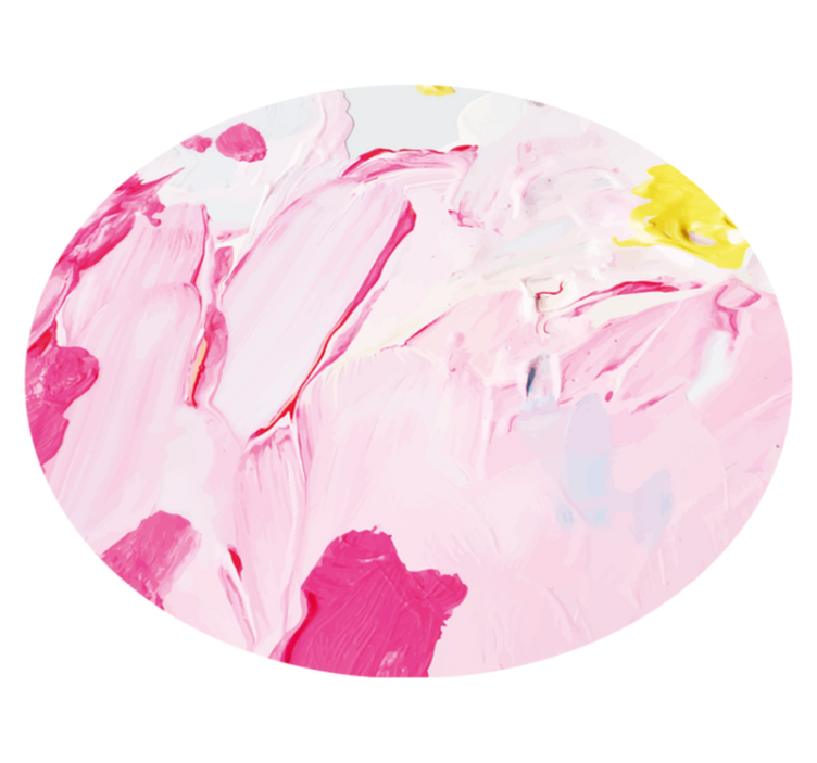 열대 효과 비닐 카펫 추상 분홍 소용돌이 - TenStickers