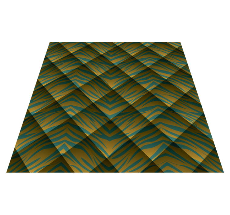 애니멀 프린트 비닐 카펫 얼룩말 패턴 퓨전 - TenStickers