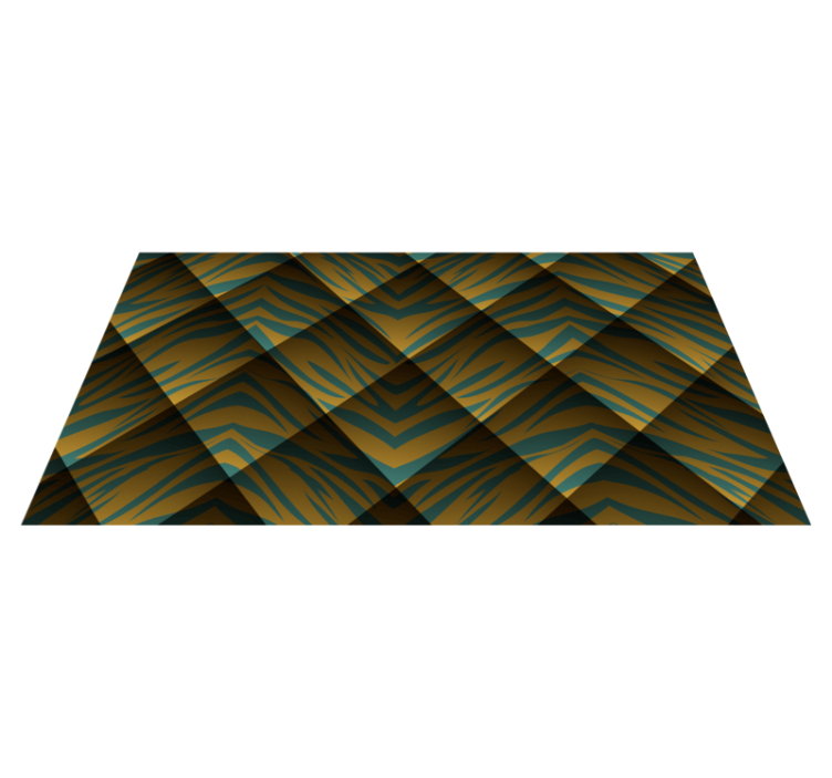 애니멀 프린트 비닐 카펫 호랑이 줄무늬 컨셉트 - TenStickers