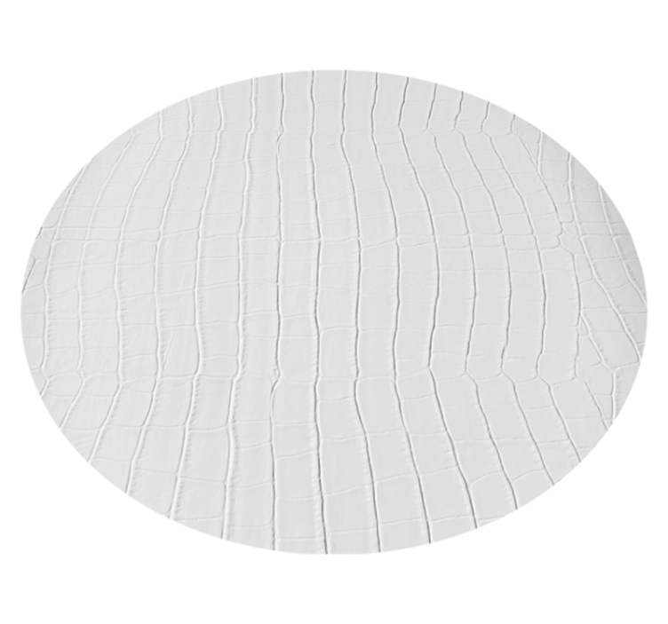 비닐 카펫 동물 흰색 악어 무늬 - TenStickers