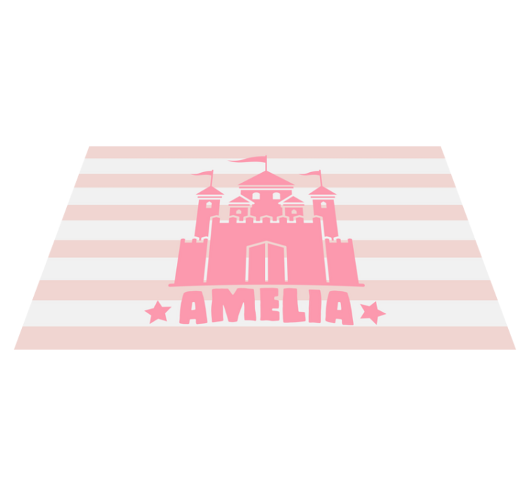 어린 이용 비닐 카펫 성 테마 맞춤형 - TenStickers