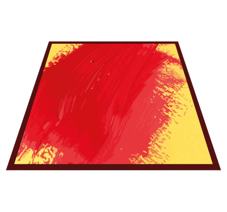 모던 효과 비닐 카펫 생생한 컬러 스플래시 - TenStickers