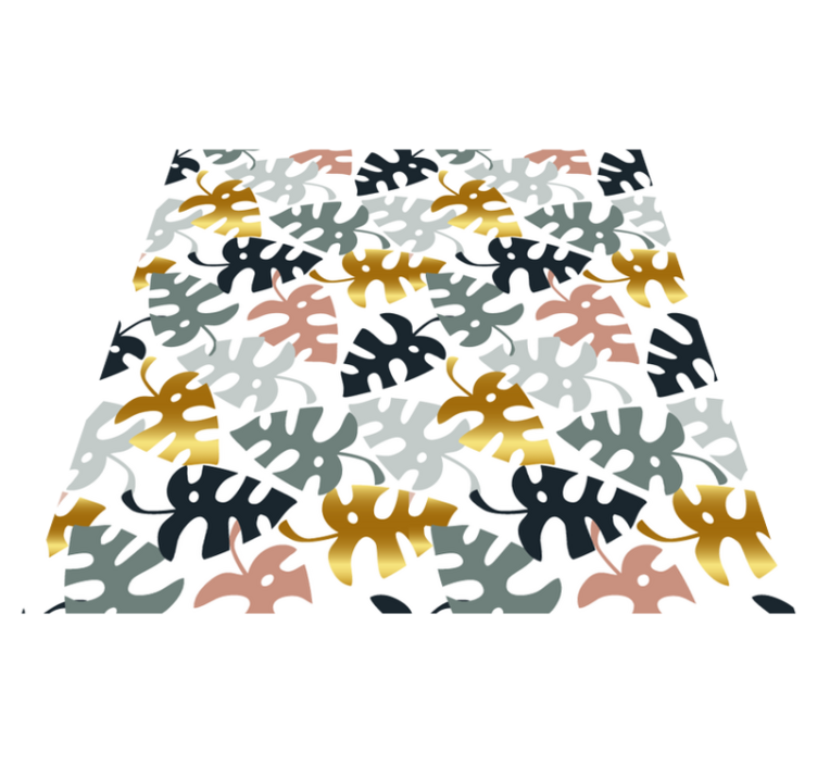 비닐 카펫 자연 나뭇잎 엠블럼 - TenStickers