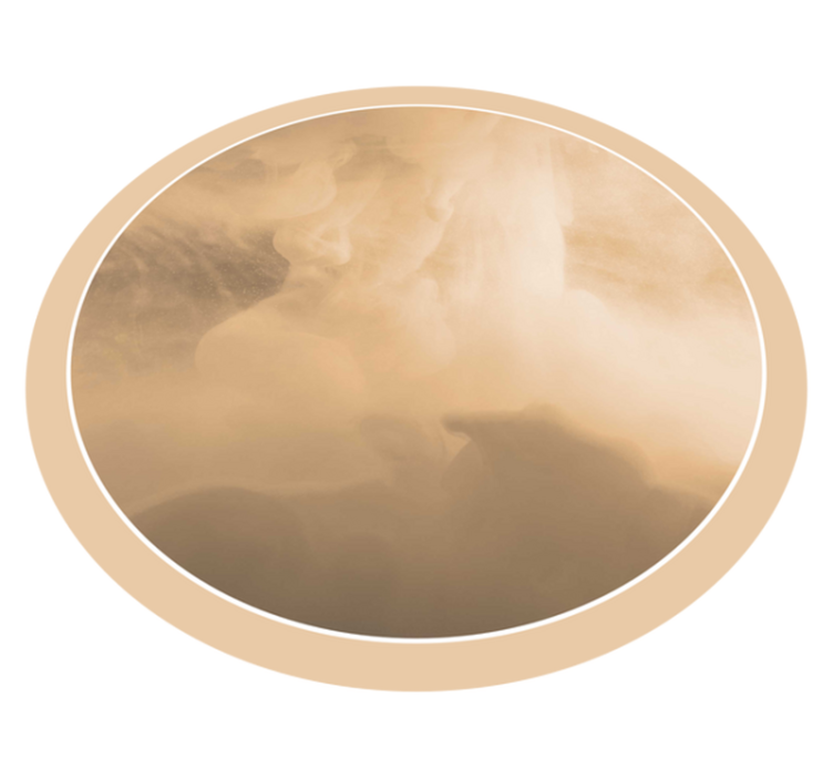 욕실용 비닐 카펫 부드러운 크림 파도 - TenStickers