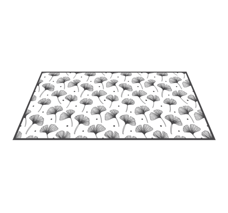 비닐 카펫 자연 은행나무 잎 영감 - TenStickers