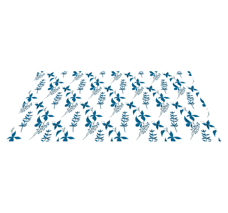 비닐 카펫 꽃과 식물 식물 모티프 - TenStickers