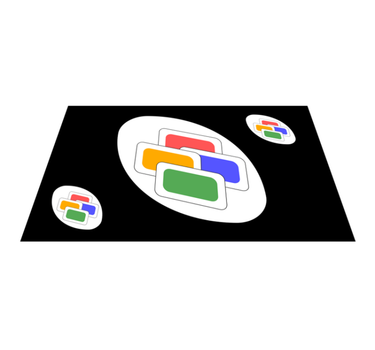 우노카드 컬러체인지 침실러그 - TenStickers