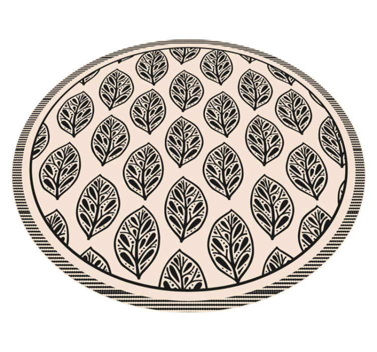 비닐 카펫 자연 잎 무늬 - TenStickers