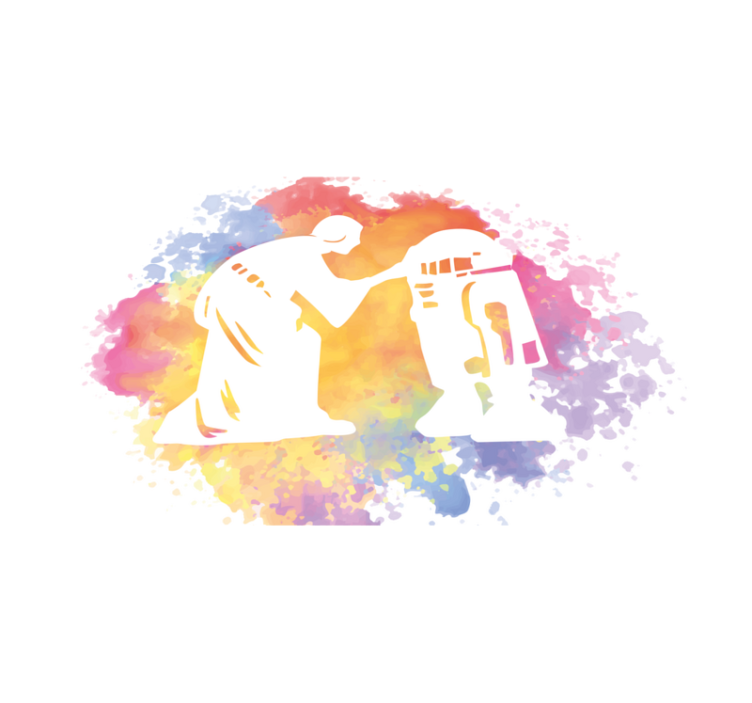 열대 효과 비닐 카펫 아쿠아렐라 은하계 사가 - TenStickers