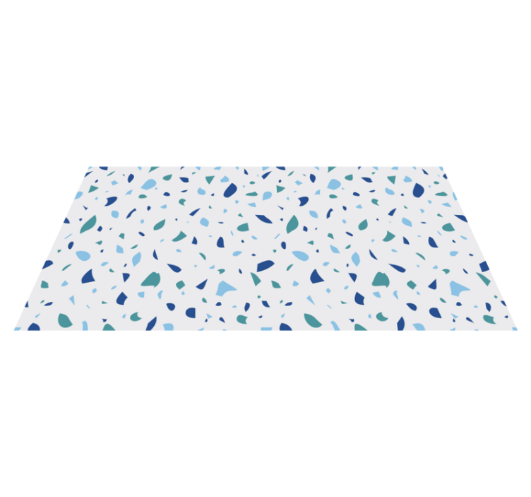 대리석 비닐 러그 다채로운 패턴 - TenStickers